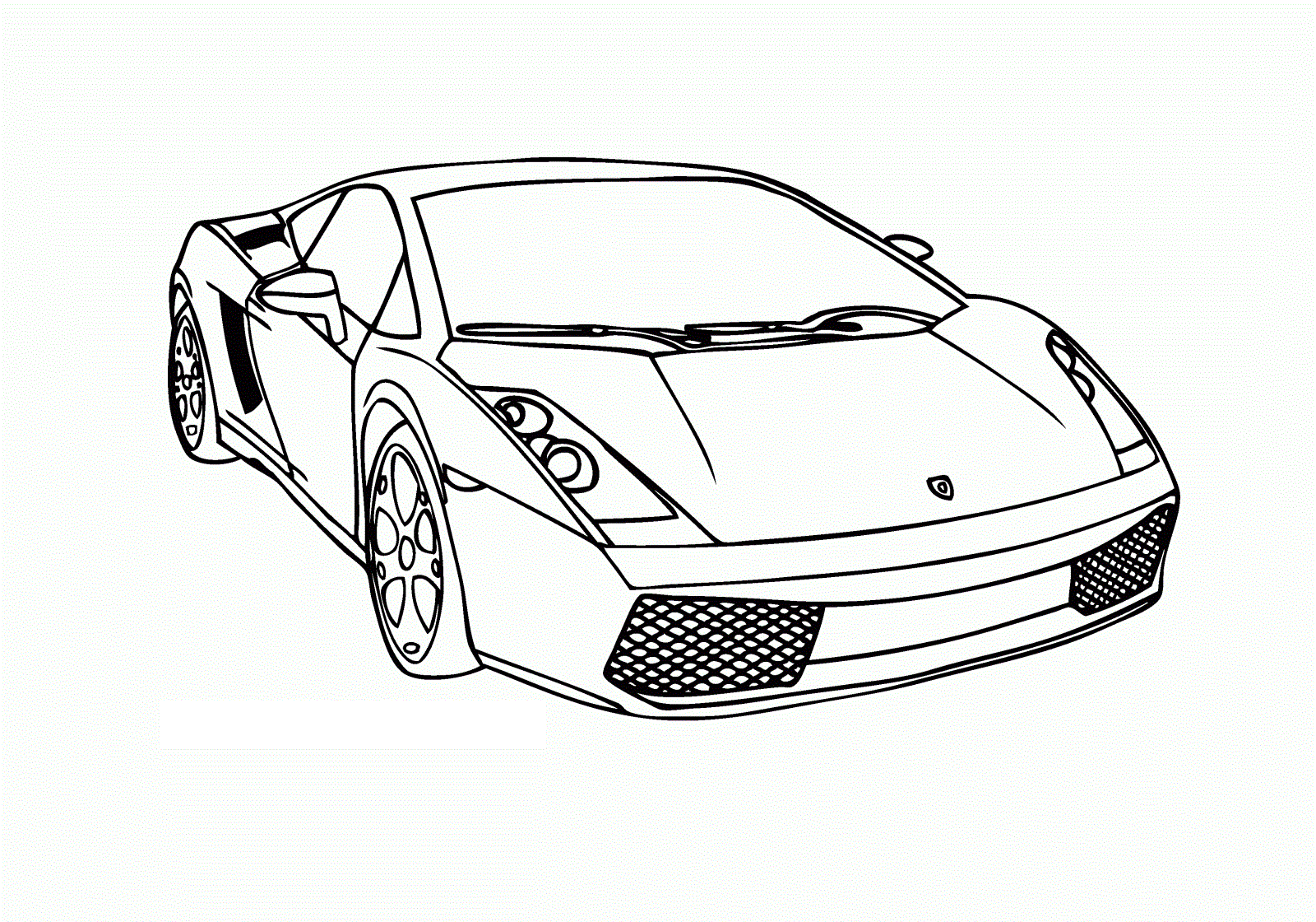 Car coloring pages