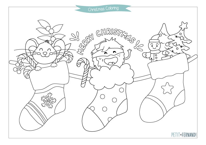 A christmas loring book for kids to download for free petit