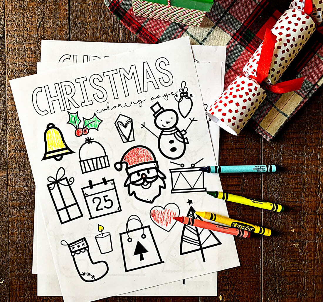 Christmas coloring pages
