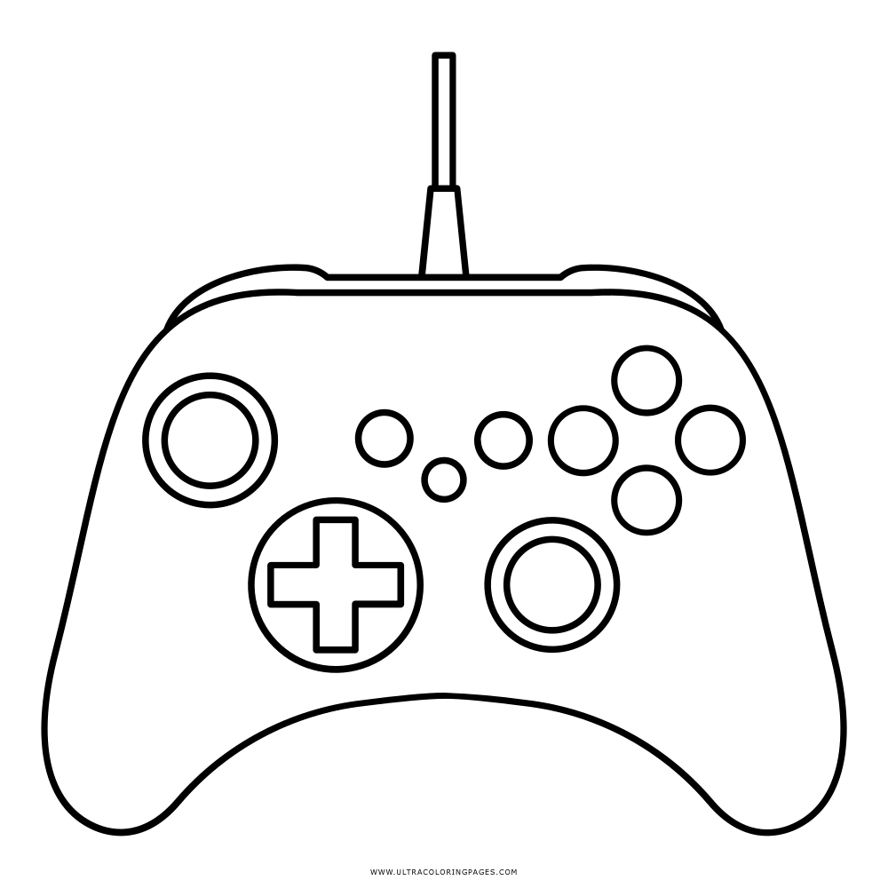 Controller coloring page