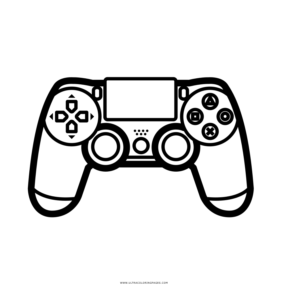 Controller coloring page