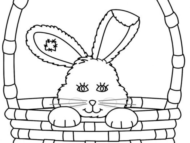 Free easy to print easter coloring pages