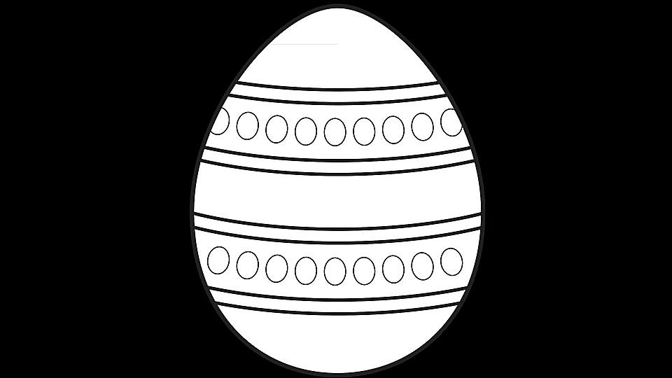 Easter egg coloring pages and playmats