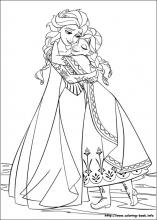 Frozen coloring pages on coloring