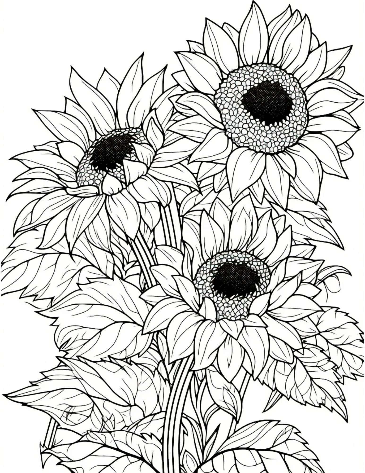 Fall coloring pages for both kids and adults