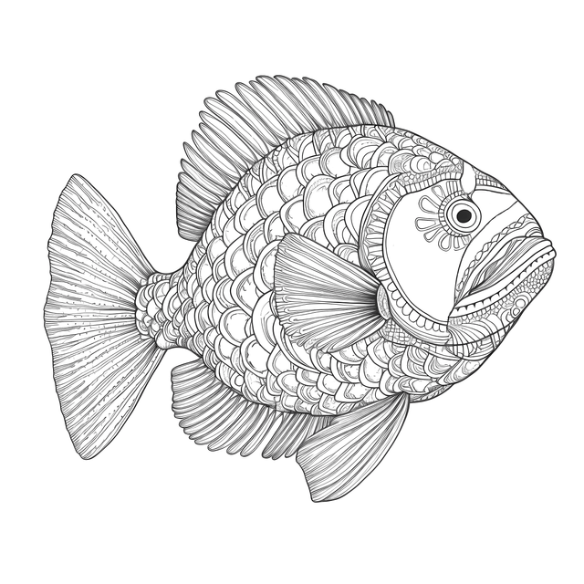 I made a fish coloring book and wanted to share some of the pages with you for free to print out at home and try rfish