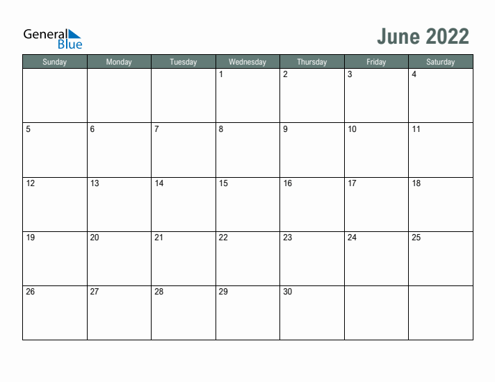 June monthly calendar pdf word excel