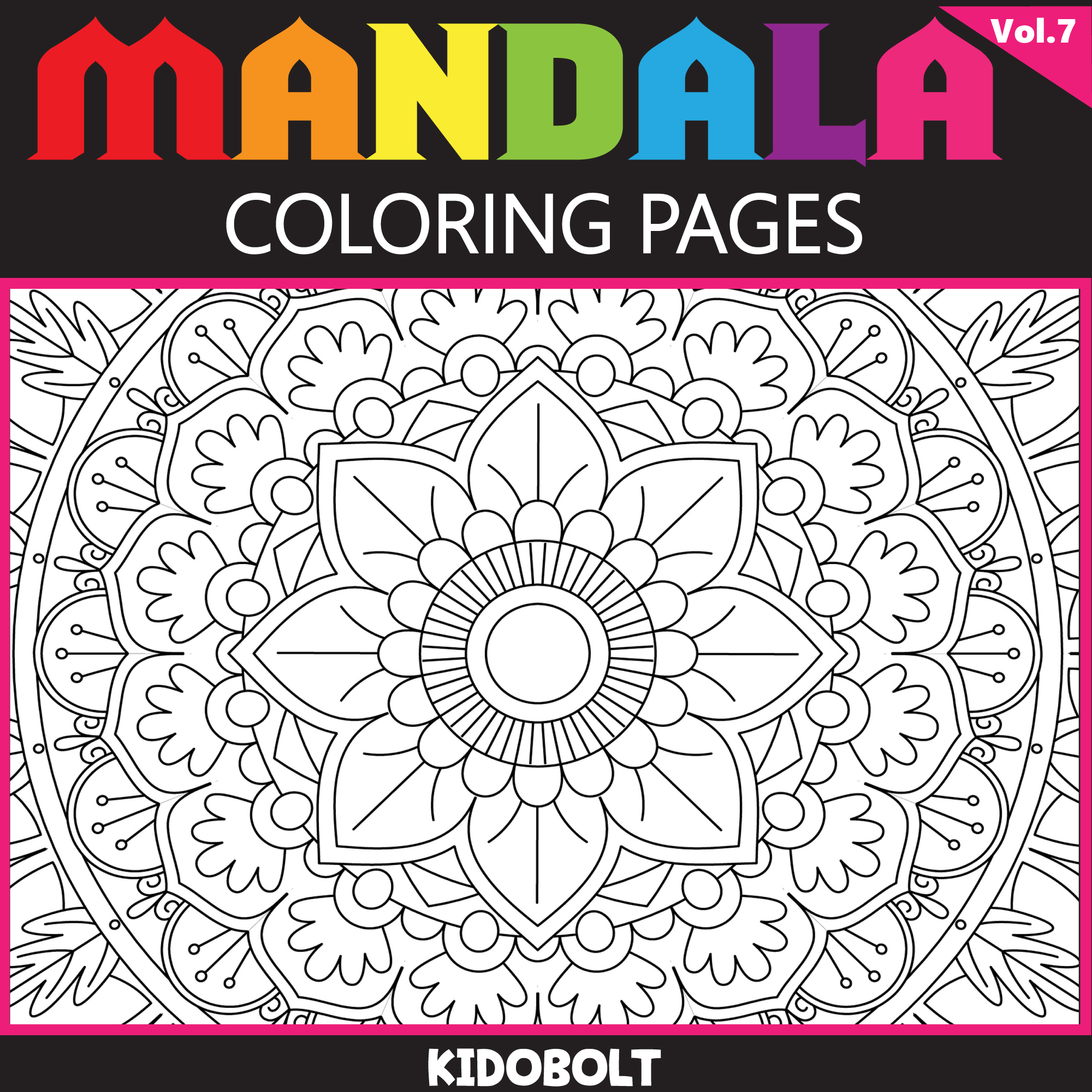 Mandala coloring pages vol made by teachers
