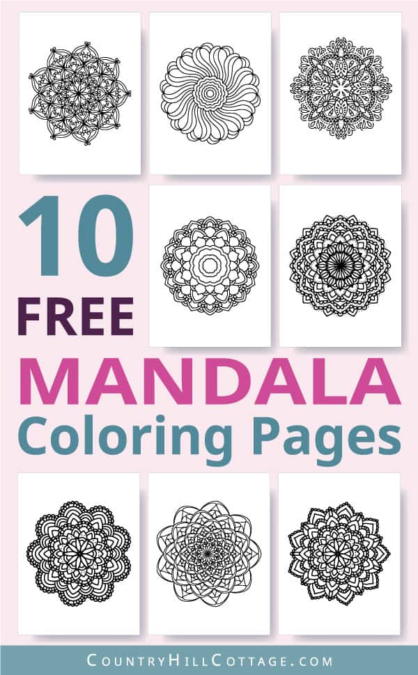 Free printable mandala coloring pages for adults