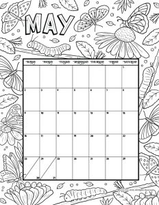 Printable coloring calendar for and woo jr kids activities childrens publishing
