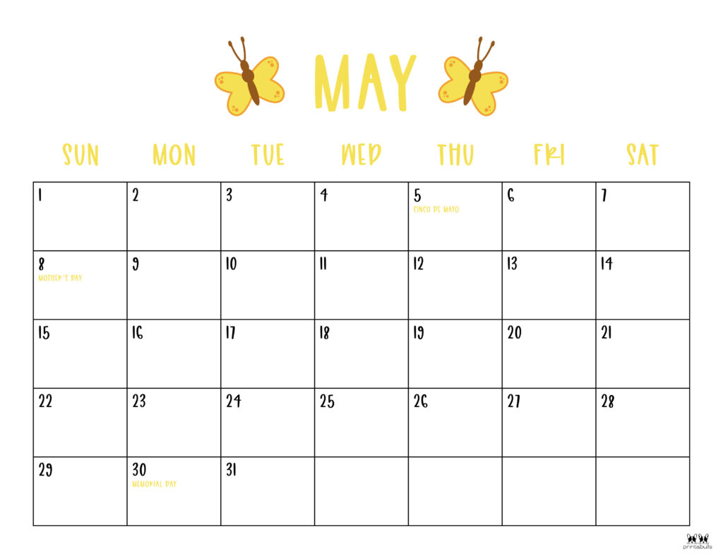 May calendars
