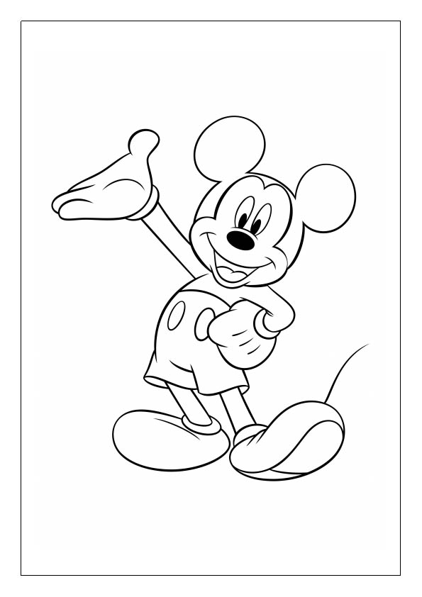 Mickey mouse coloring pages printable coloring sheets