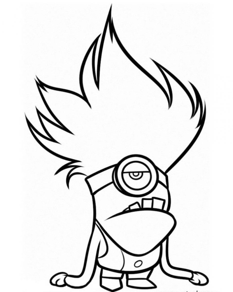 Minion coloring pages