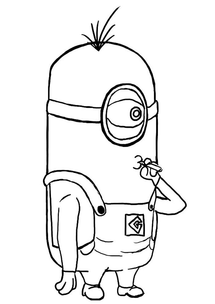 Minions coloring pages free personalizable coloring pages