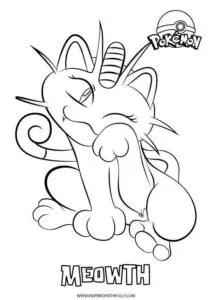 Free pokemon coloring pages printable sheets