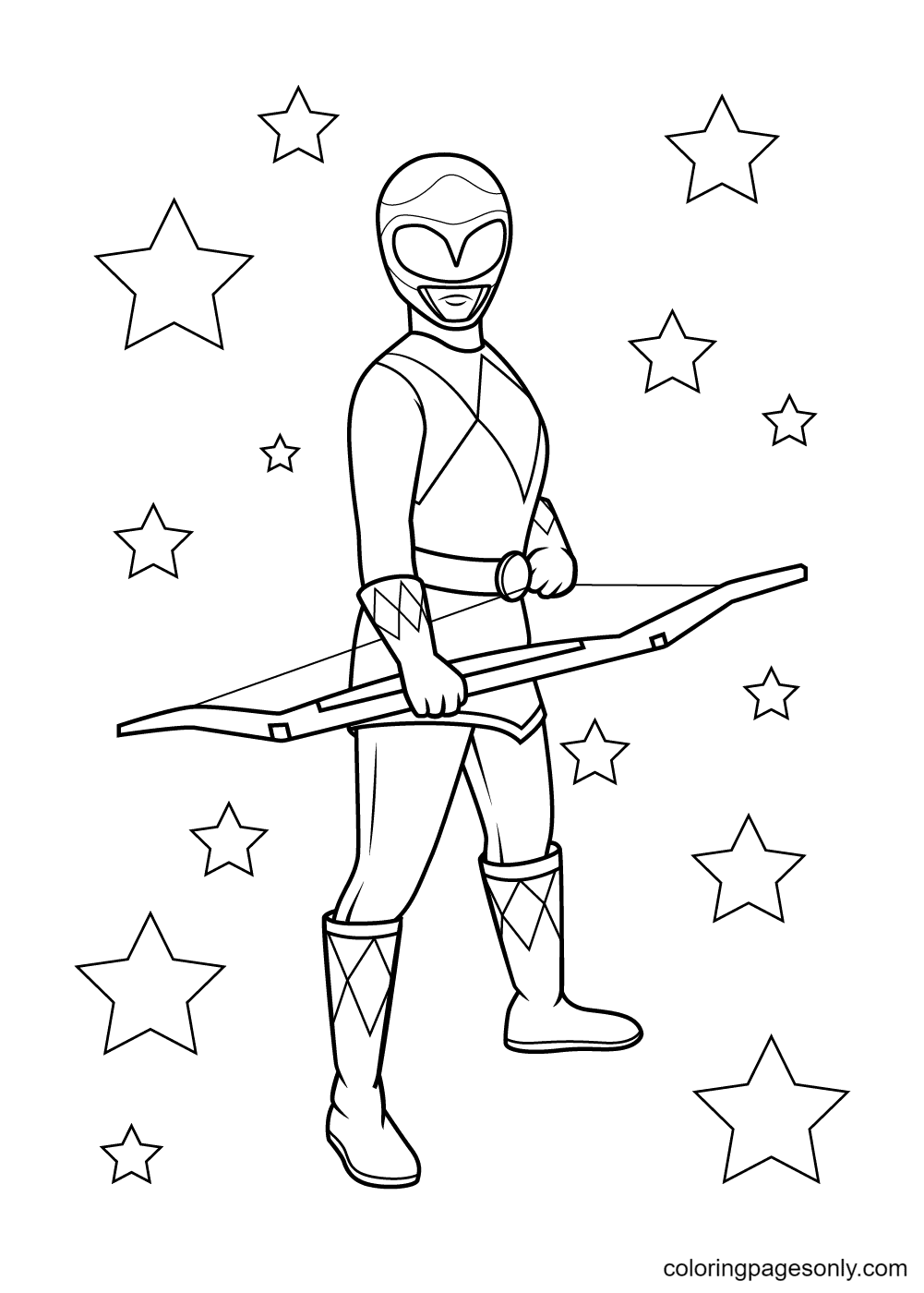 Power rangers coloring pages printable for free download