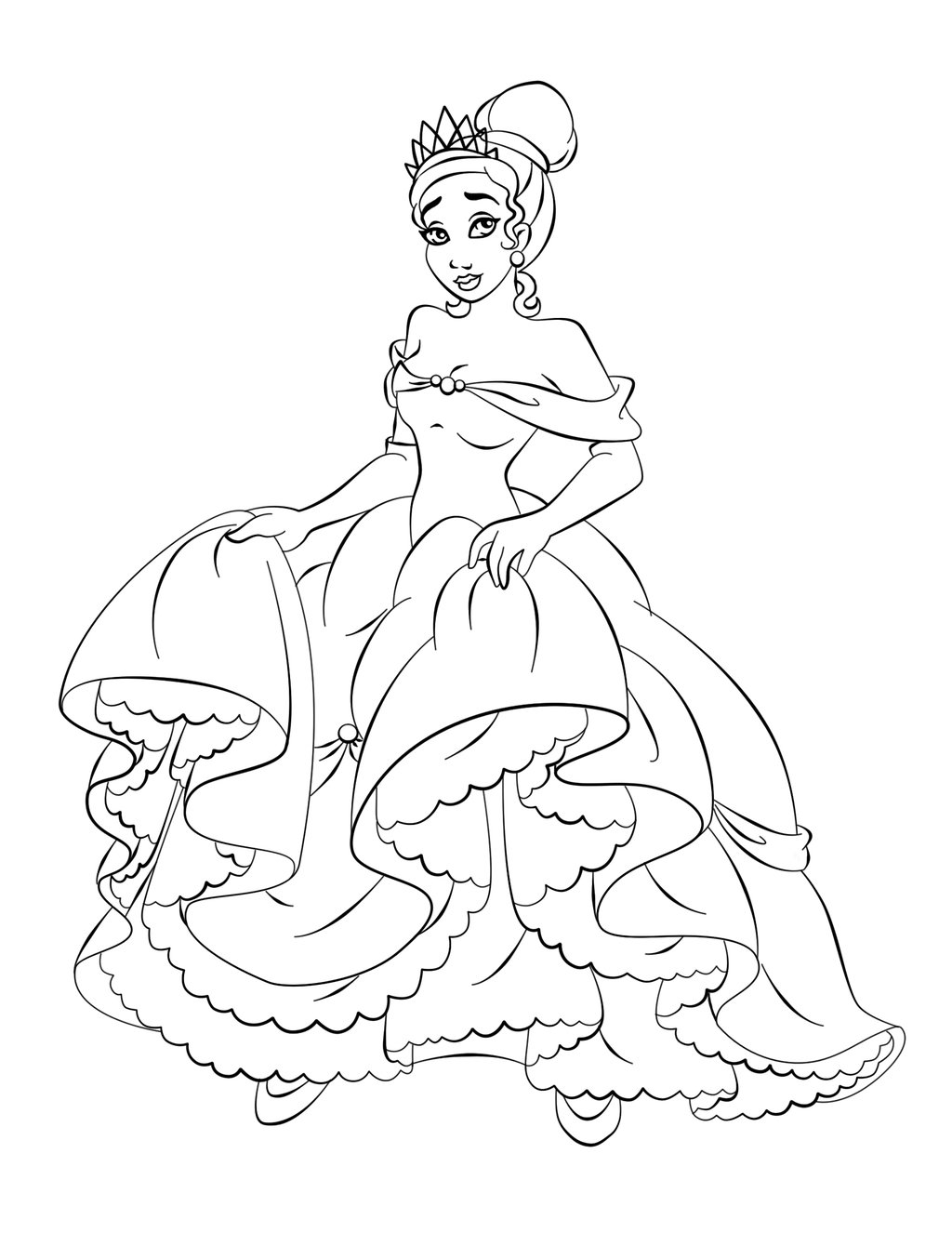 Princess coloring pages