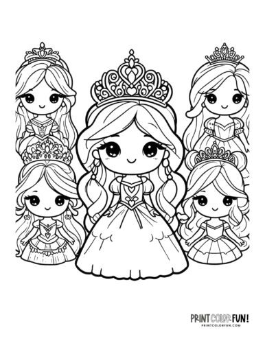 Princess coloring pages spectacular color clipart are a gateway to fairytale adventures at