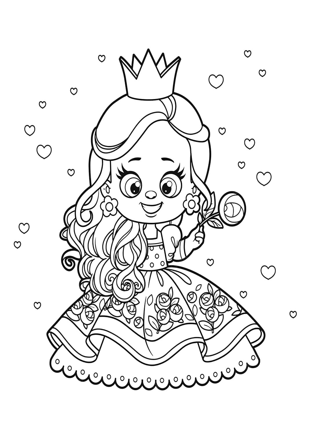 Crayola princess coloring page