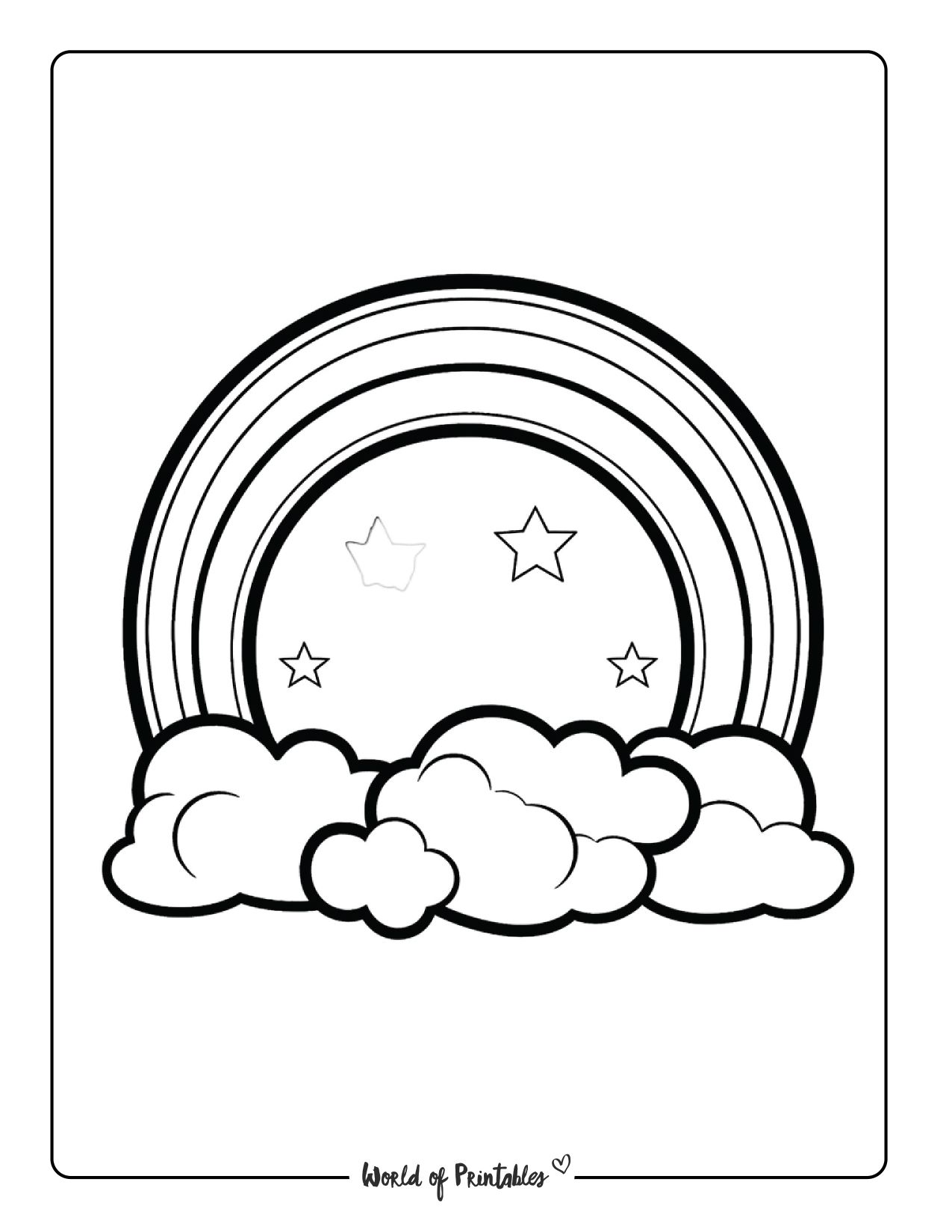 Best rainbow coloring pages to brighten your day