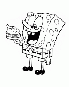Spongebob coloring pages to download for free