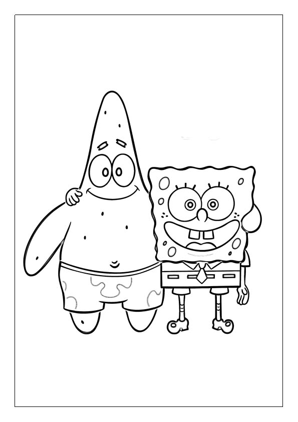 Spongebob coloring pages free printable coloring sheets for kids