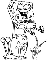 Spongebob coloring pages to print