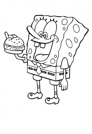 Free printable spongebob coloring pages for adults and kids