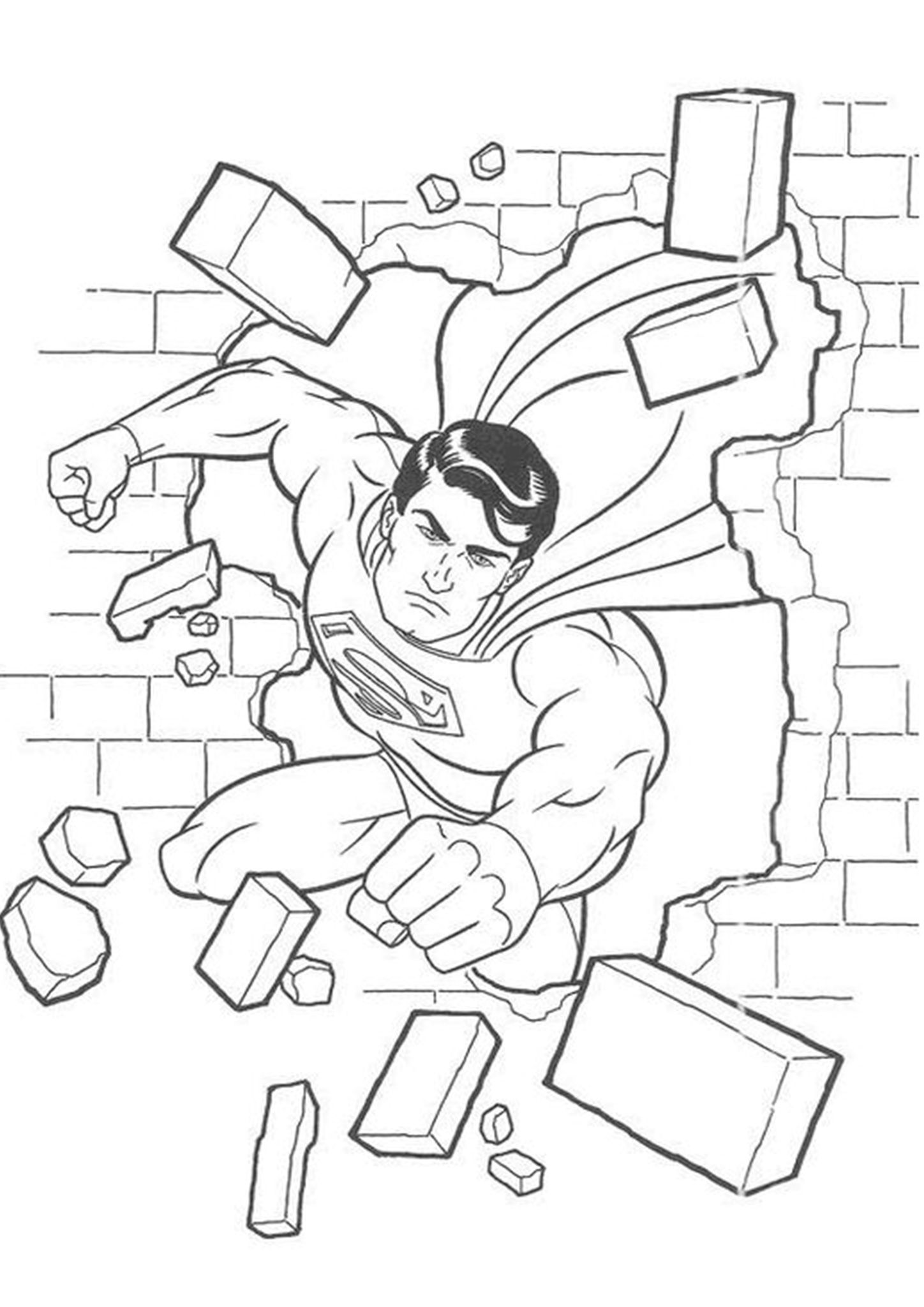 Free easy to print superman coloring pages superhero coloring pages superman coloring pages superhero coloring