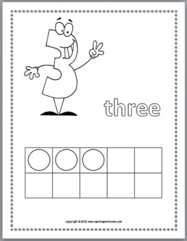 Ten frame activities printables coloring book
