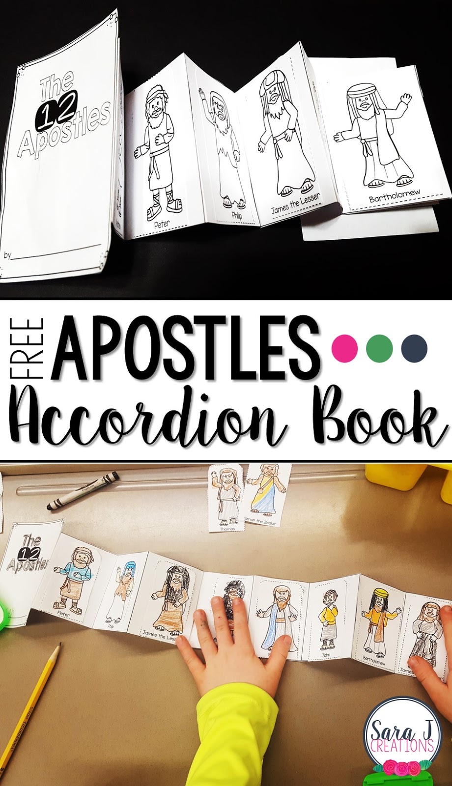Learning the apostles sara j creations