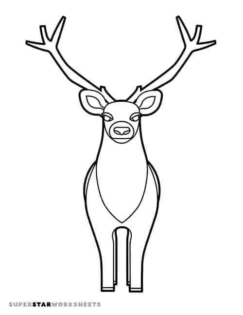 Reindeer template