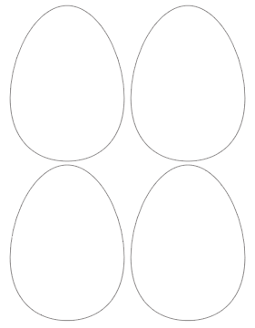 Free printable easter egg templates easter egg coloring pages