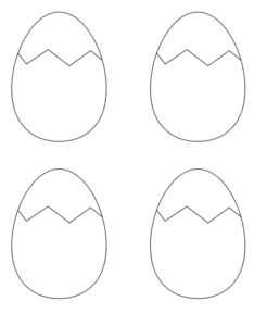 Free printable easter egg templates easter egg coloring pages