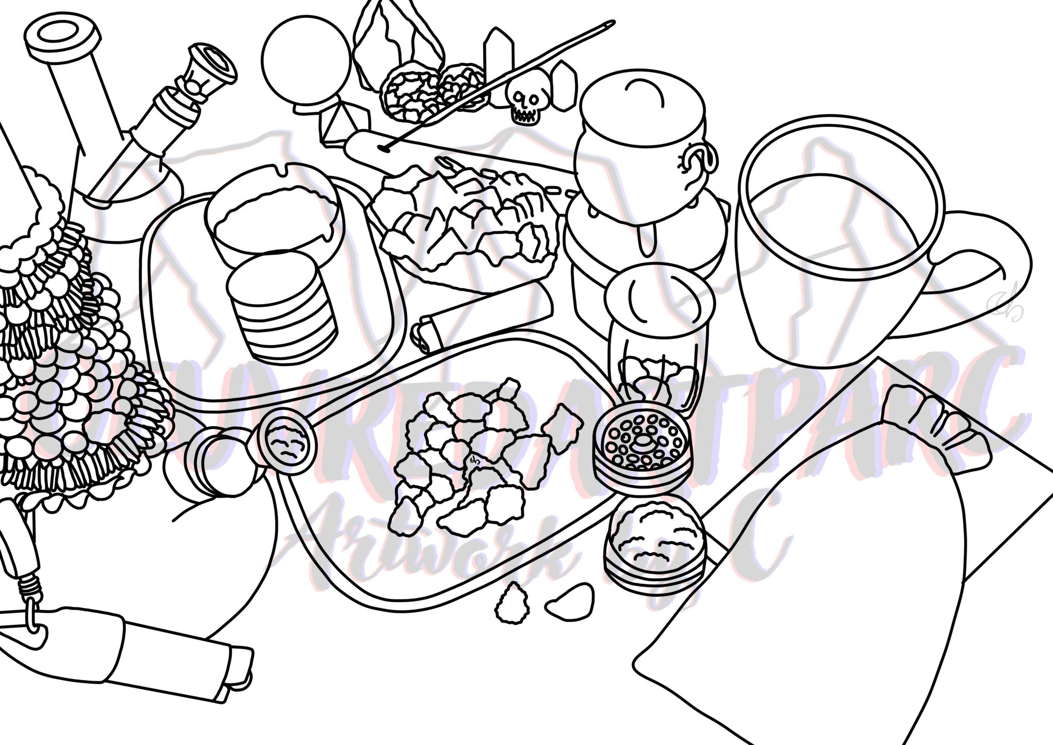 Artwork by câïð on x new spiritual stoner coloring page for ðâïð check it out and more on my etsy httpstcokttnrthz httpstcozwpyqzvz x
