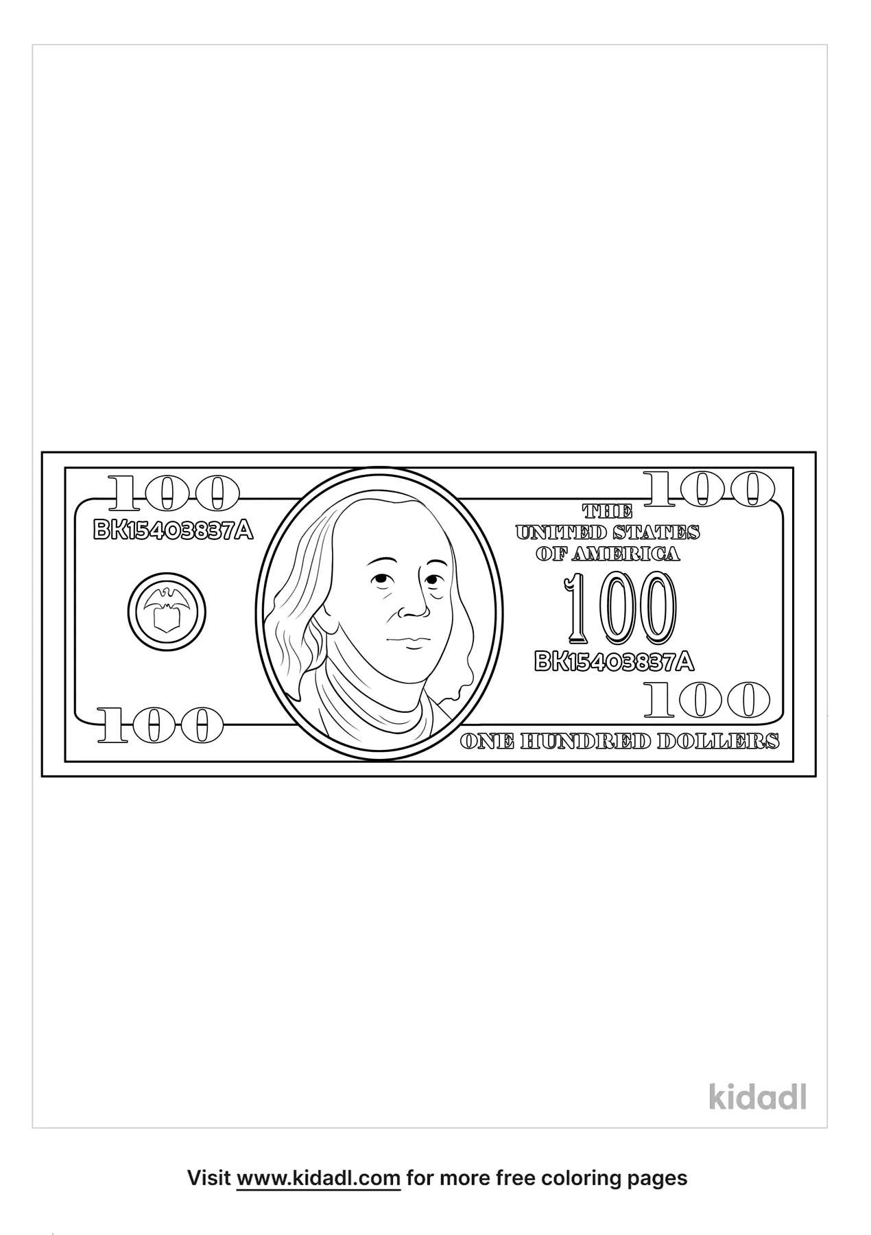 Hundred dollar bill kidadl