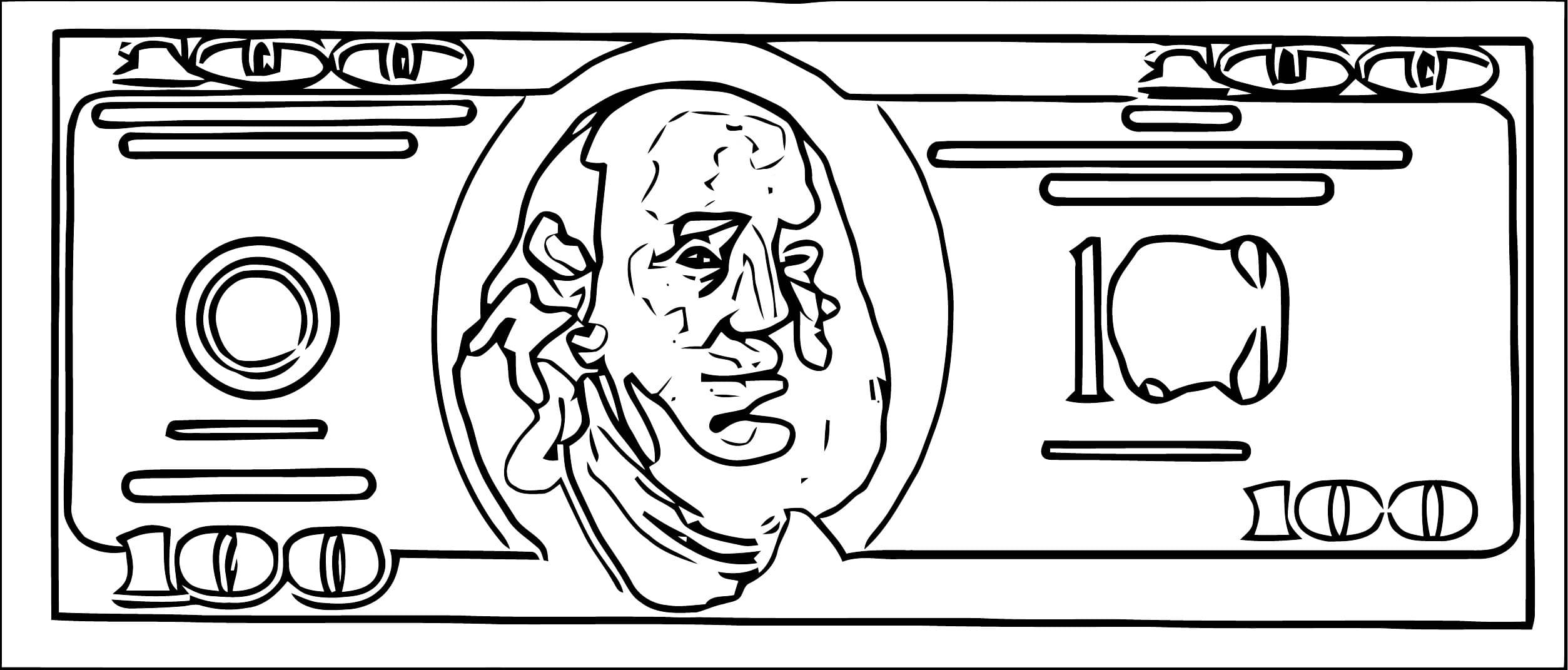 Money coloring pages