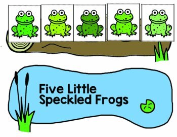 Five little speckled frogs printable activity by anne erwin tpt