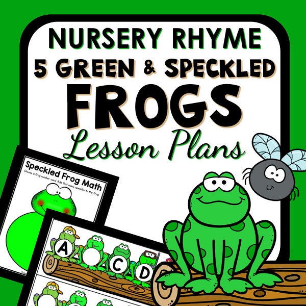 Green and speckled frogs lesson plans