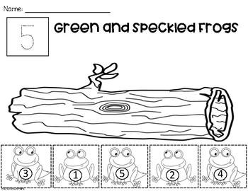 Green and speckled frogs