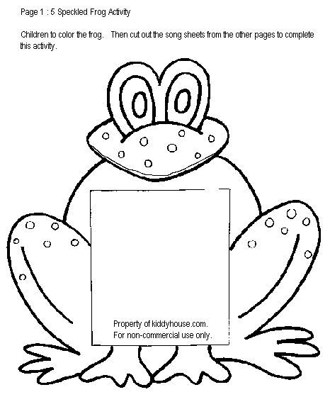 Five little speckled frogs frogs for kids