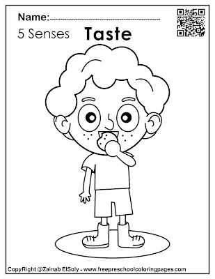 Senses activities for kids free printable preschool coloring pages senses activities senses activities preschool coloring pages