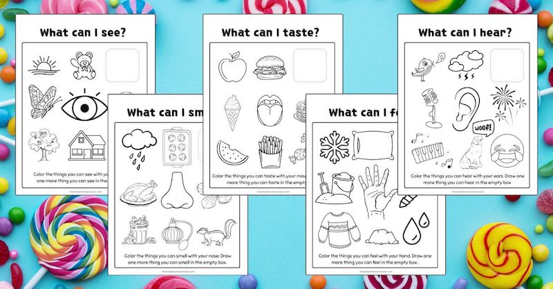 Best senses coloring pages free easy print