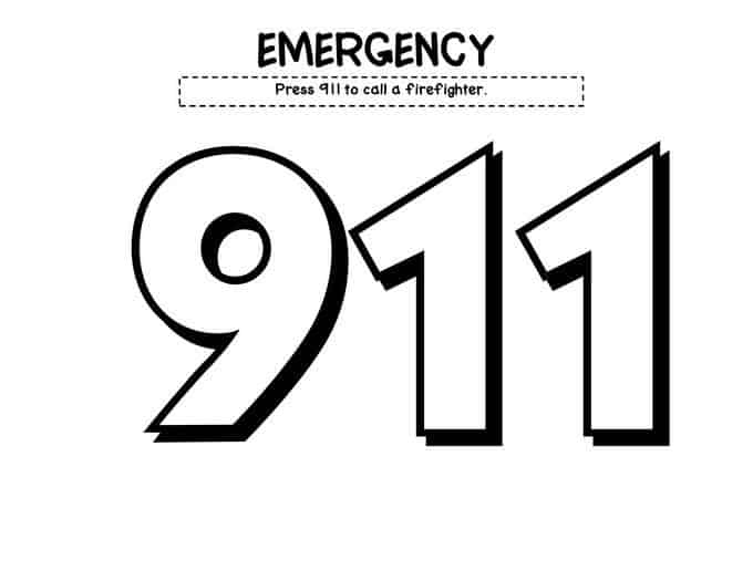 Preschool fire safety booklet printables