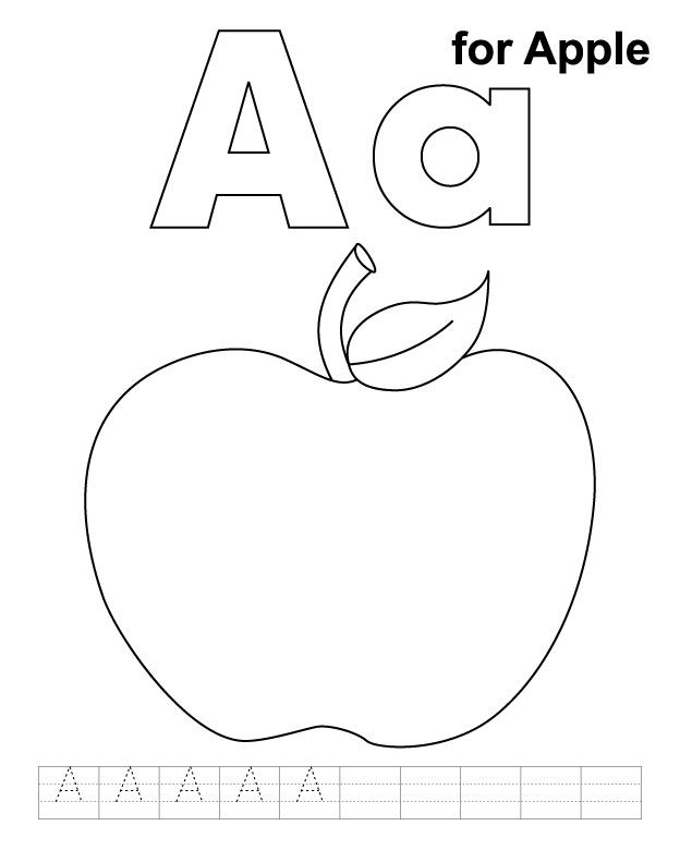 A for apple coloring page with handwriting practice download free a for apple coloring page witâ kids handwriting practice apple coloring pages apple coloring