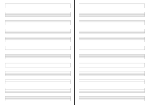 Ruled fourteen double sided a full sheet printing free printable papercraft templates