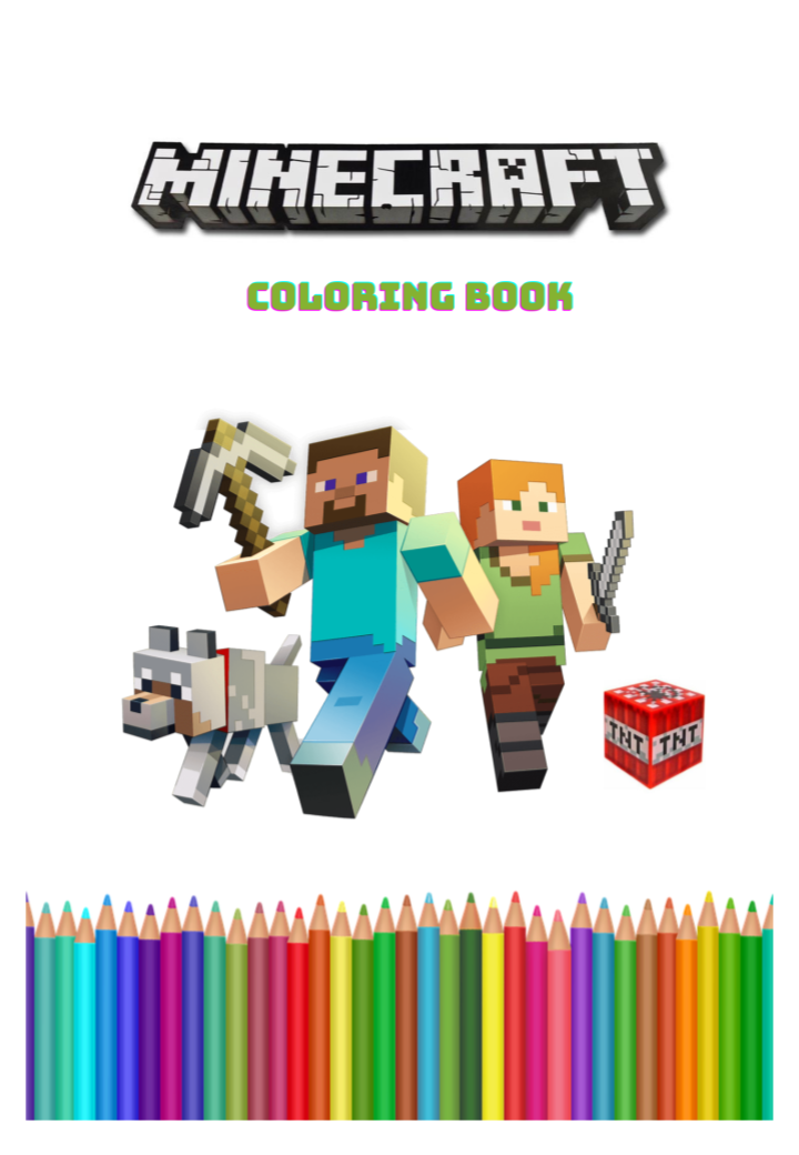 Mncraft coloring pages for kids