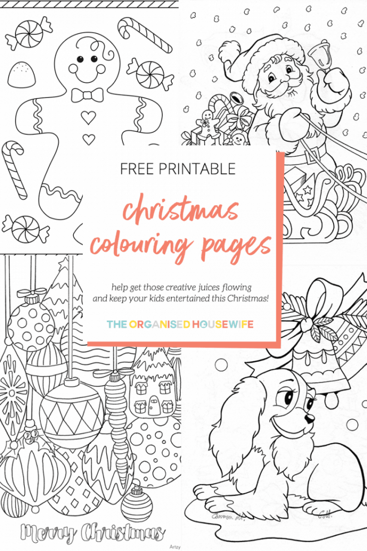 Christmas coloring pages free coloring sheets for adults and kids