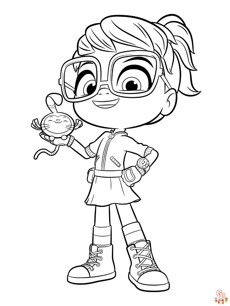 Abby hatcher coloring pages