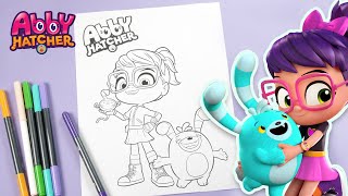 Coloring abby hatcher bozzly and teeny terry